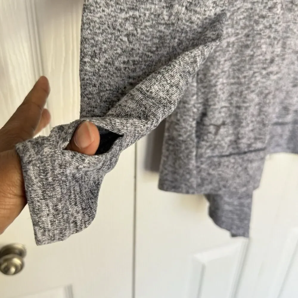 Old Navy Active Gray Hooded Cardigan Women’s Size SP Open Front Draped